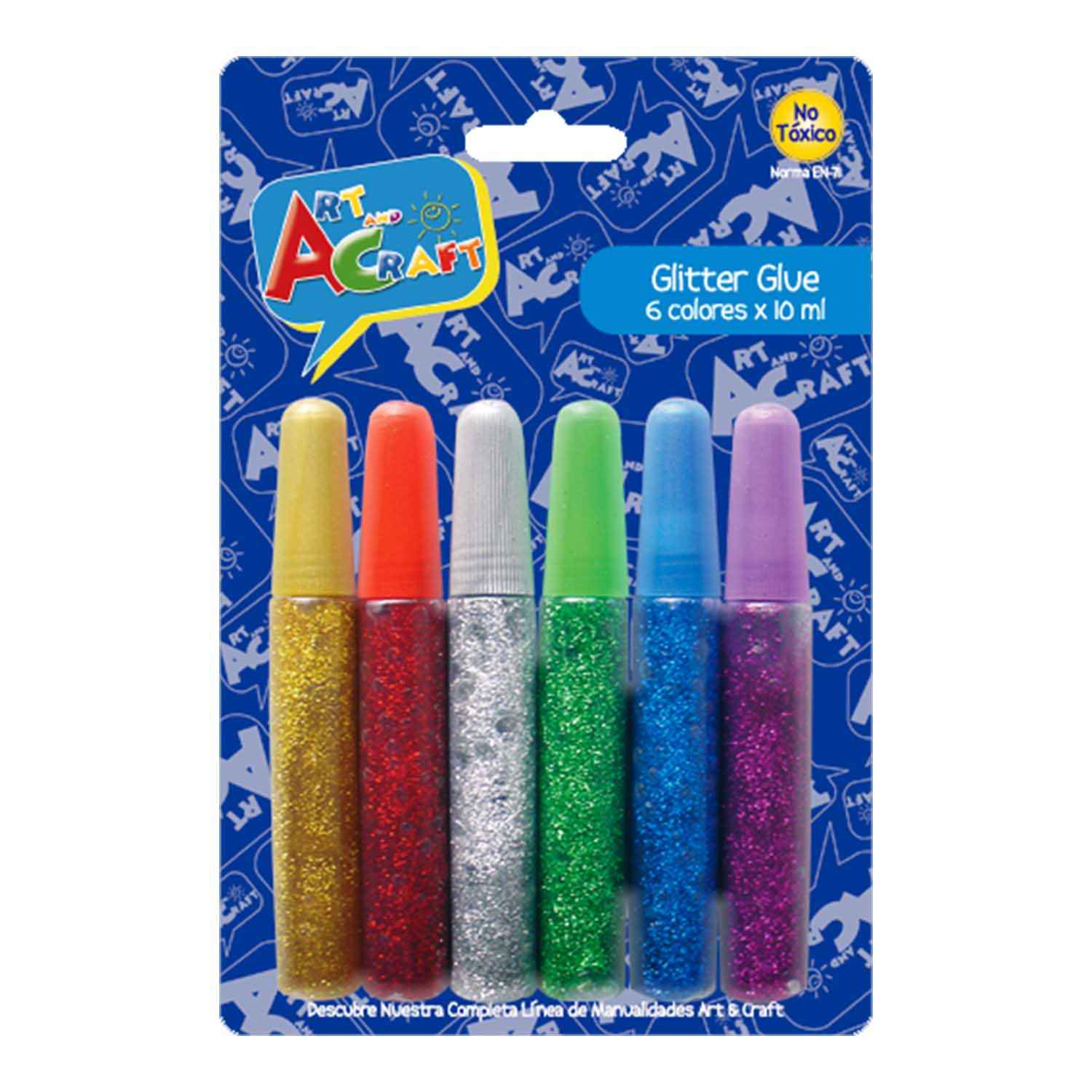 Escarcha Glitter Glue 6x10 ml | Art & Craft
